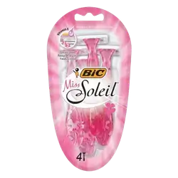 Miss Soleil Bella 3 Blade Shaver 4 Pcs _ Bic