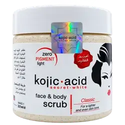 kojic Acid Secret White Face & Body Scrub 521ml _ NVAi