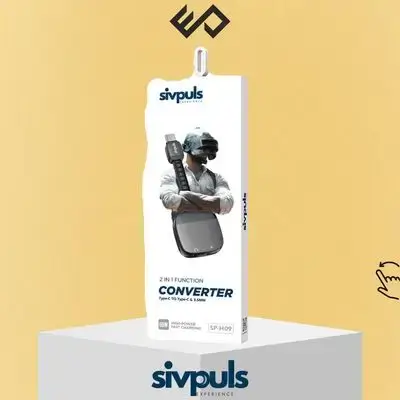 Sivpuls Type-C to Type-C & AUX 3.5mm Adapter Converter