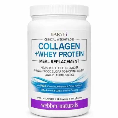 Collagen +whey protein meal replacement 855g powder