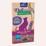 Life Cat Delicatessen Cream for Cats with Duck and Catnip 90g (6 Pieces 15g)
