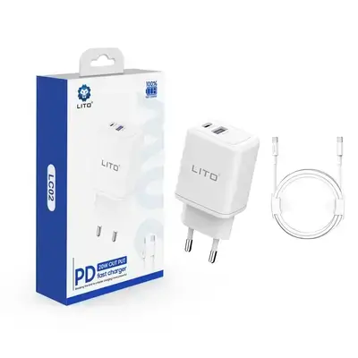 Lito LC02 20W PD Fast Charging Set (USB-C to USB-C)