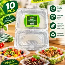 H. F. P. Clear Contaner 052 10 pcs