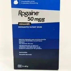 ROGAINE 50mg/g ( minoxidil ) 3*60g