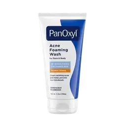 PanOxyl (Benzoyl Peroxide 10%) Acne Foaming Wash For Face And Body 156g _ Crown Laboratories