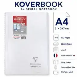 Notebook,french , A4 Size,160 pages.