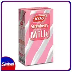 KDD Low Fat Strawberry Flavored Milk 1L