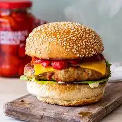 Chicken Burger With Cheese