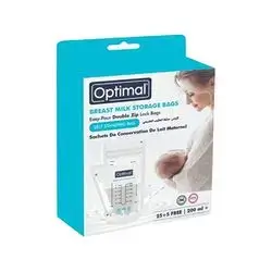 Optimal Breast Milk Storage Bags 25+5 Bags