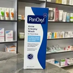 panoxyl acne creamy wash for face & body %4 benzoyl peroxide acne treatment wash daily control 170g