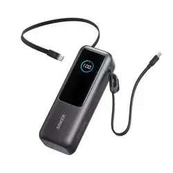 Anker 165W Laptop Power Bank (25,000mAh) with Built-In and Retractable USB-C Cables