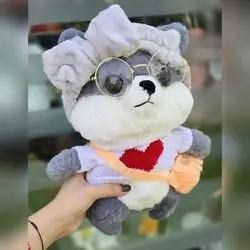 Funny cute loyal dog plush