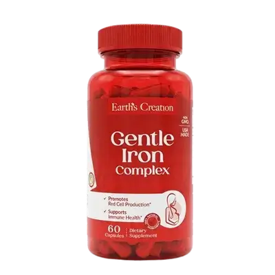 Gentle Iron Complex 60 Capsules _ Earth's Creation
