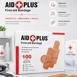 Aid Plus First-Aid Bandages