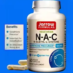N-A-C (N-Acetyl-L-Cysteine), nac, N Acetyl L Cysteine, N-A-C 500 mg per Capsule, Antioxidant Support for Liver Health & Lungs & Kidneys, 60 caps nac