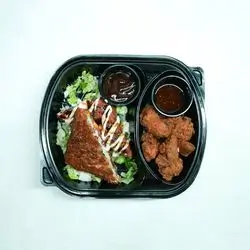 Beef Bacon Sushi Toast with Taiwanese Chicken