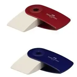 Faber-Castell Eraser Fc Sleeve Red-Blue in Protective Case