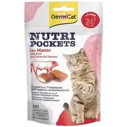 Gimcat-Nutri pockets With beef