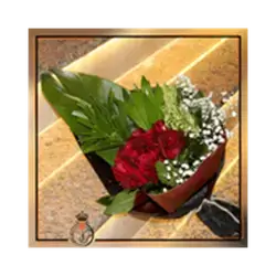 Red Rose Bouquet With Accessories
