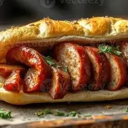Sausage sandwich