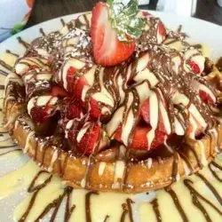 Strawberry , Kinder and Nutella