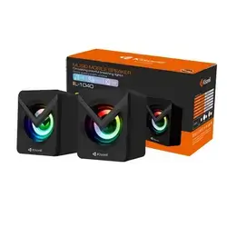 Kisonli PC (Computer) USB Dual Speaker connector 3.5mm aux , USB Power Supply, Colorful Breathing lights High Quality