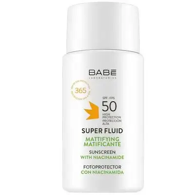 Babé Super Fluid Mattifying Sunscreen SPF 50 with Niacinamide