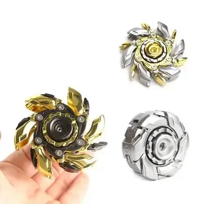 Rotating Alloy Steel Fidget Spinner Decompression Metal Toy
