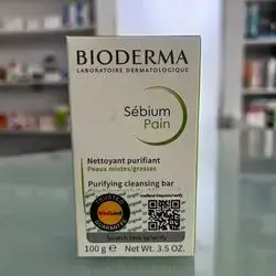 Bioderma sebium pain purifying cleaning bar 100g