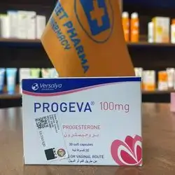 progeva 100mg progesterone 30 soft capsules oral or vaginal route