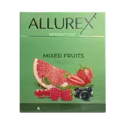Perfect Fit Mixed Fruits Pasion 6 Premium Condoms _ ALLUREX