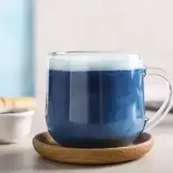 Blue Caramel Latte
