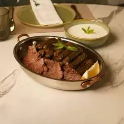 Grape Leaves With Sliced Meat