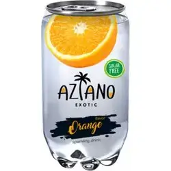 Azjano Orange Sparkling Water 350 Ml
