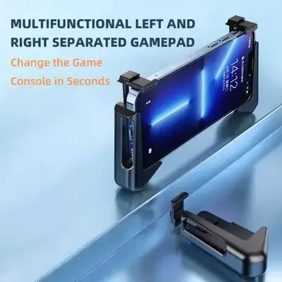 Z11 Mobile Game Auxiliary Handle Trigger Controller Ergonomic Gamepad Compatible For Ios Android Portable Phone Holder