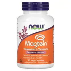 magtein magnesium L-threonate 90 cap NOW