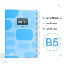 Hardcover Spiral Notebook – B5 | 100 Sheets