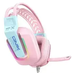 ONIKUMA X13 RGB Gaming Headset Pink