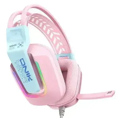 ONIKUMA X13 RGB Gaming Headset Pink