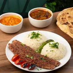 Kebab And Rice