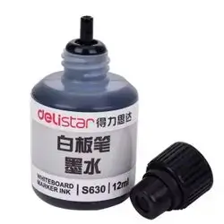 Deli Bottle ink for stamp Black