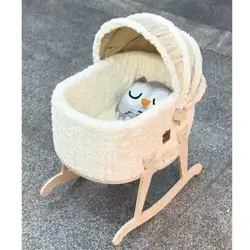 Cozy Cradle & Comfy Pet Rocking Bed