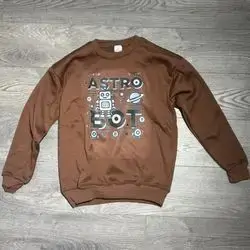 JERSEY Half Over Size Astro Bot Brown (Large)