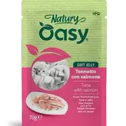 Oasy jelly tuna with salmon 70g
