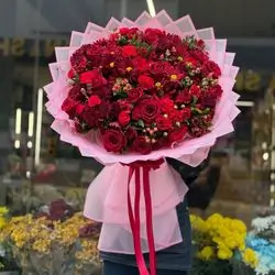 Red Rose Bouquet - 30 Pcs
