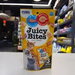 Inaba Juicy Bites With ( Fish Flavor & Clam Flavor ) 3 Packs