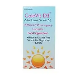 colevit d3 10000iu 30 capsules
