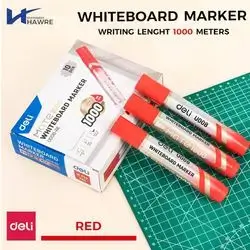 White Board Marker red 1000m-deli