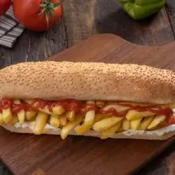 Potato Sandwich With French Bread