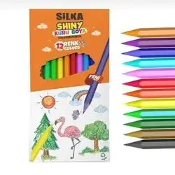 Silka Colored Pencils 12 Color Set